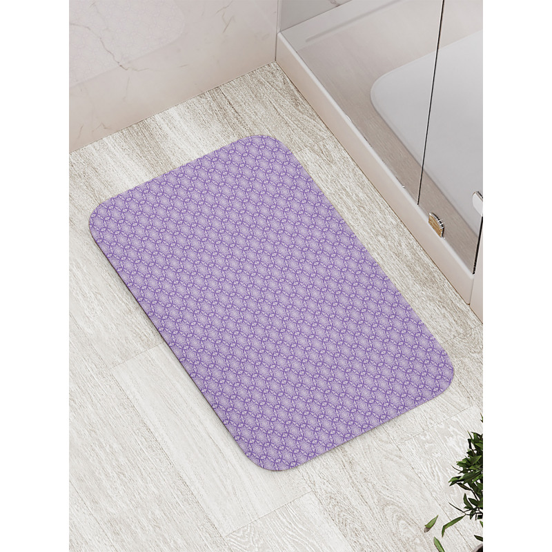 Stars Motif Art Bath Mat