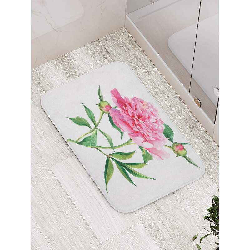 Vintage Peony Bath Mat