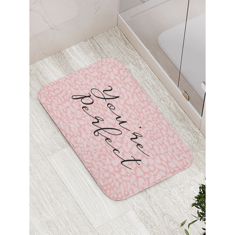 Cursive You're Perfect Bath Mat