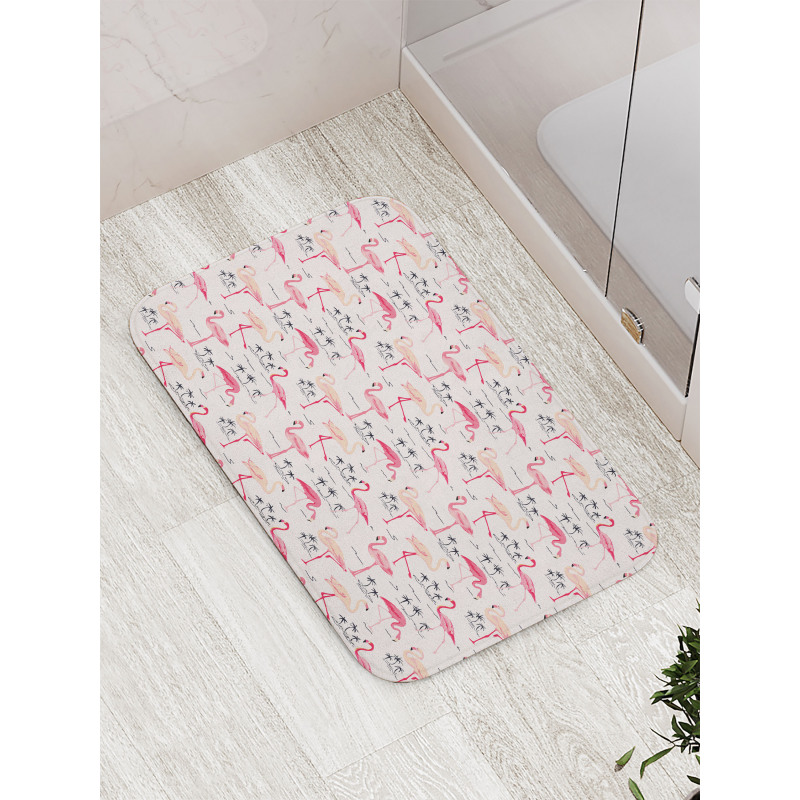 Wild Bird Love Vintage Bath Mat