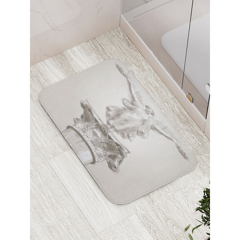 Angel Greek Myth Muse Bath Mat