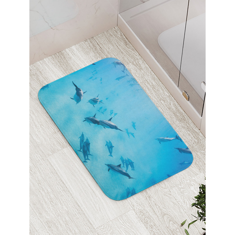 Dolphins Hawaii Ocean Bath Mat