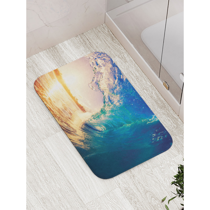 Tropical Trees Shoreline Bath Mat