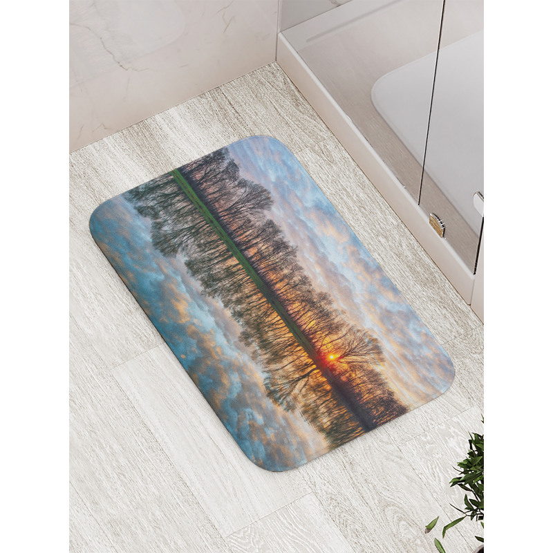 Boho Sunset Bath Mat