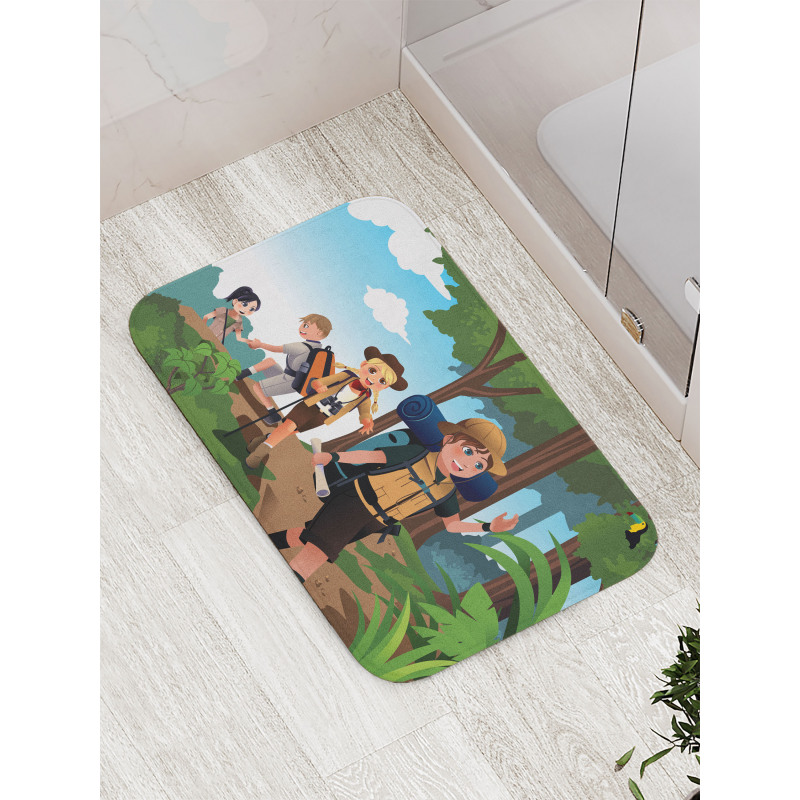 Trip Scout Camping Crowd Bath Mat