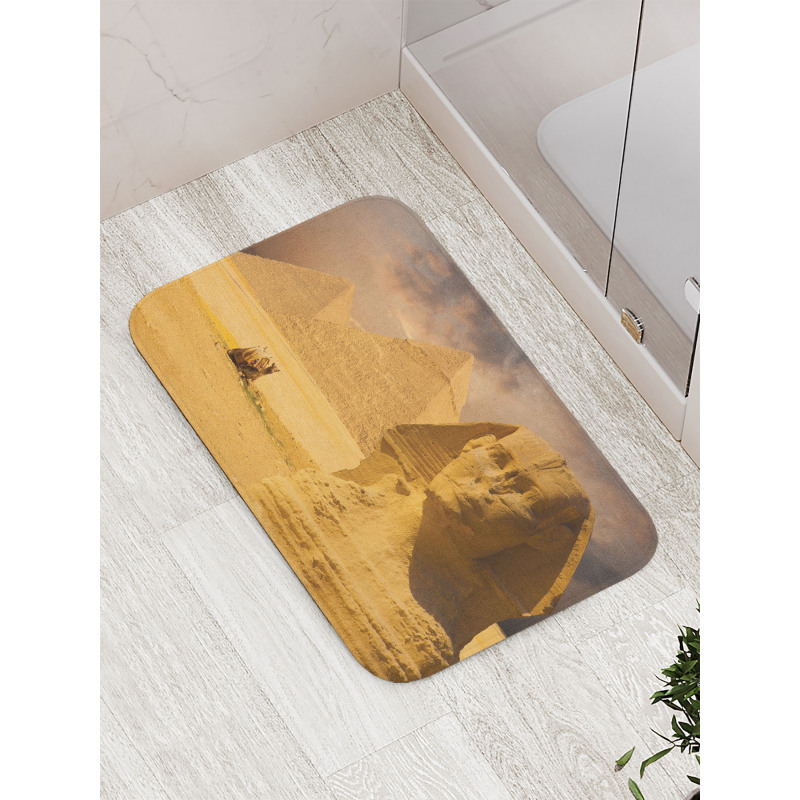 Sphinx Old Face Bath Mat