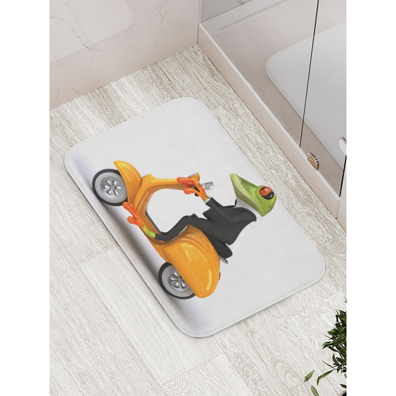 Italian Frog Motorcycle Bath Mat