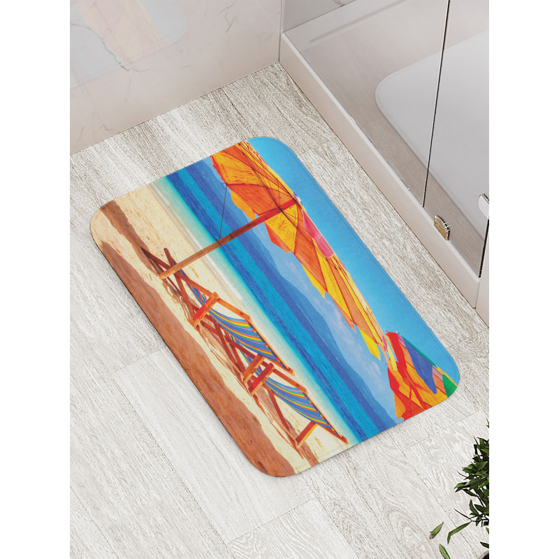 Sea of Thailand Beach Bath Mat