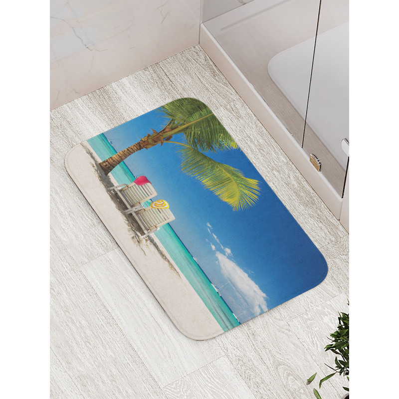 Relaxing Panorama Sea Bath Mat