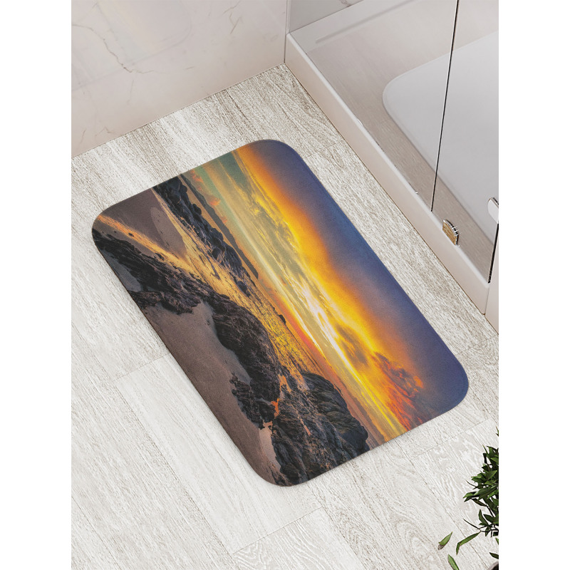 Majestic Sunrise Sky Bath Mat