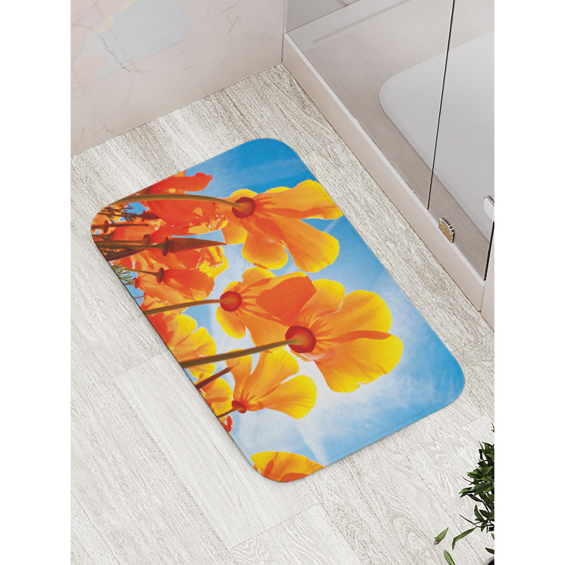 Petals Tilt Shot and Sky Bath Mat