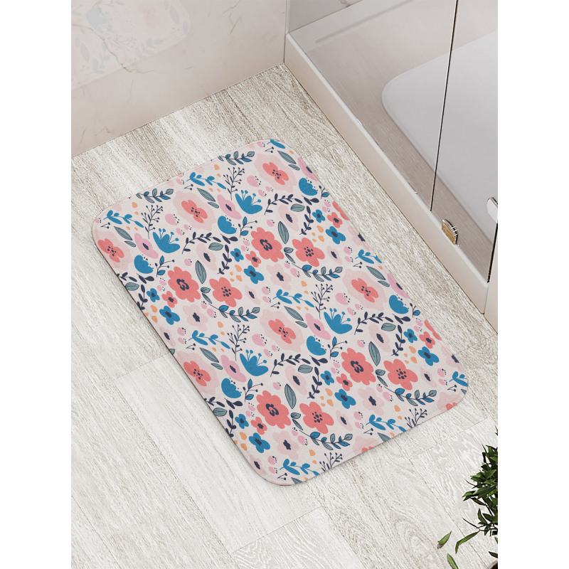 Pastel Summer Field Art Bath Mat