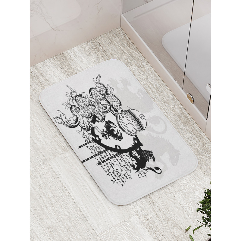 Medieval Knight Bath Mat