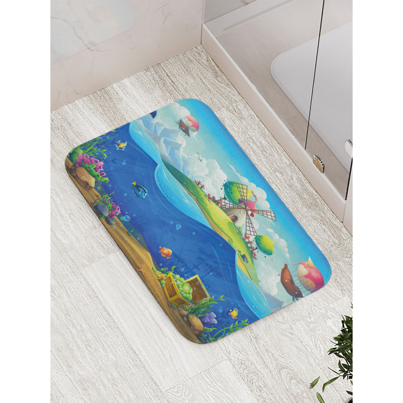 Undersea Treasure Bath Mat