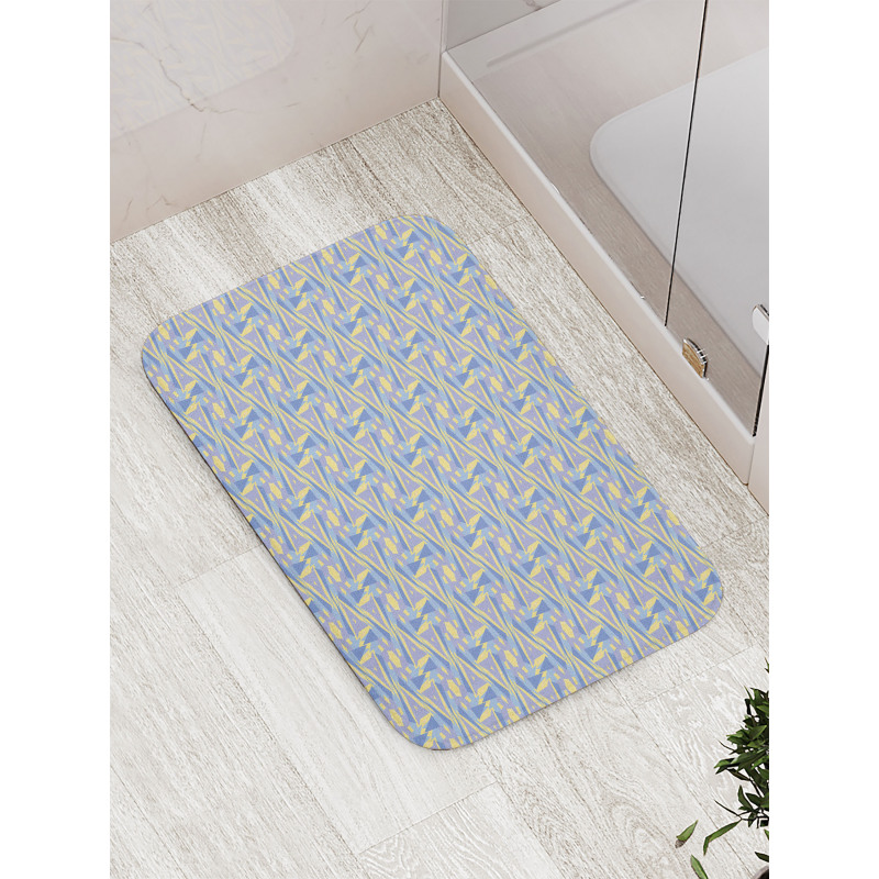 Pastel Contemporary Shapes Bath Mat