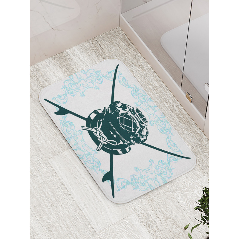 Odd Myst Surf Sign Bath Mat