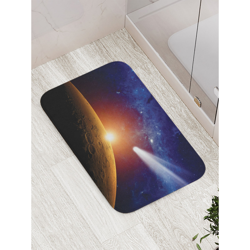 Dark Solar Scenery Bath Mat