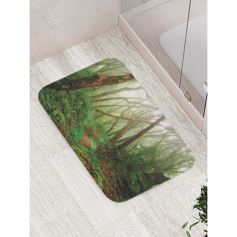 Exotic Jungle Forest Bath Mat