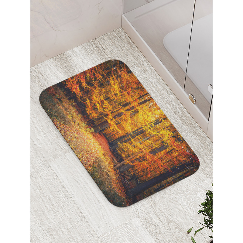 Vivid Leaf Plant Eco Bath Mat