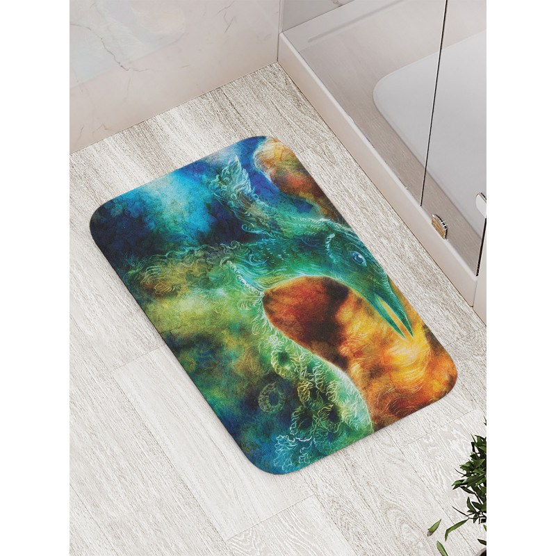 Mythical Phoenix Birth Bath Mat