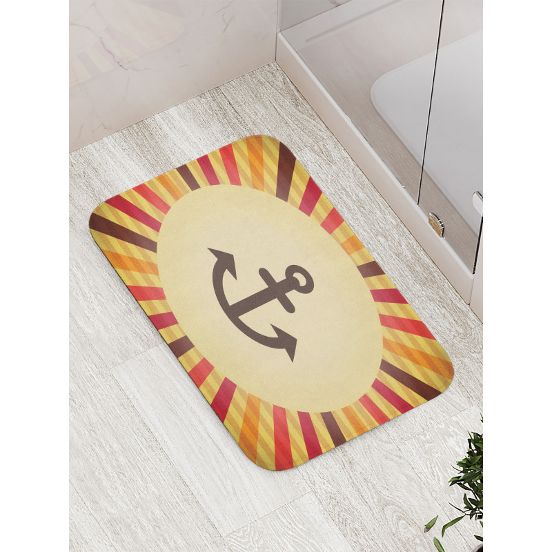 Pop Art Sailing Anchor Bath Mat