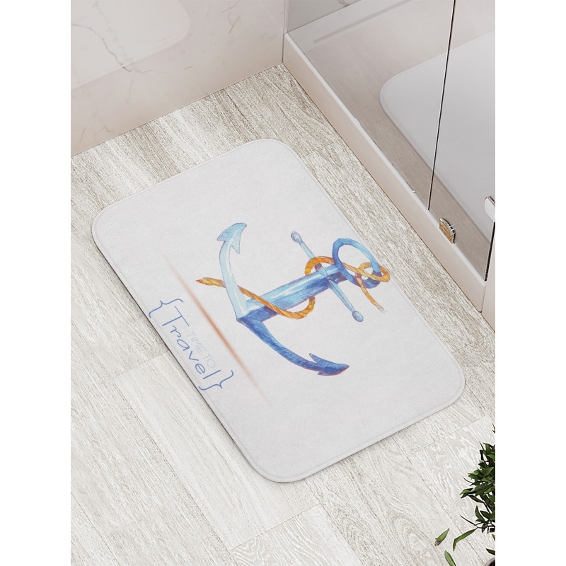 Classic Sail Rope Emblem Bath Mat