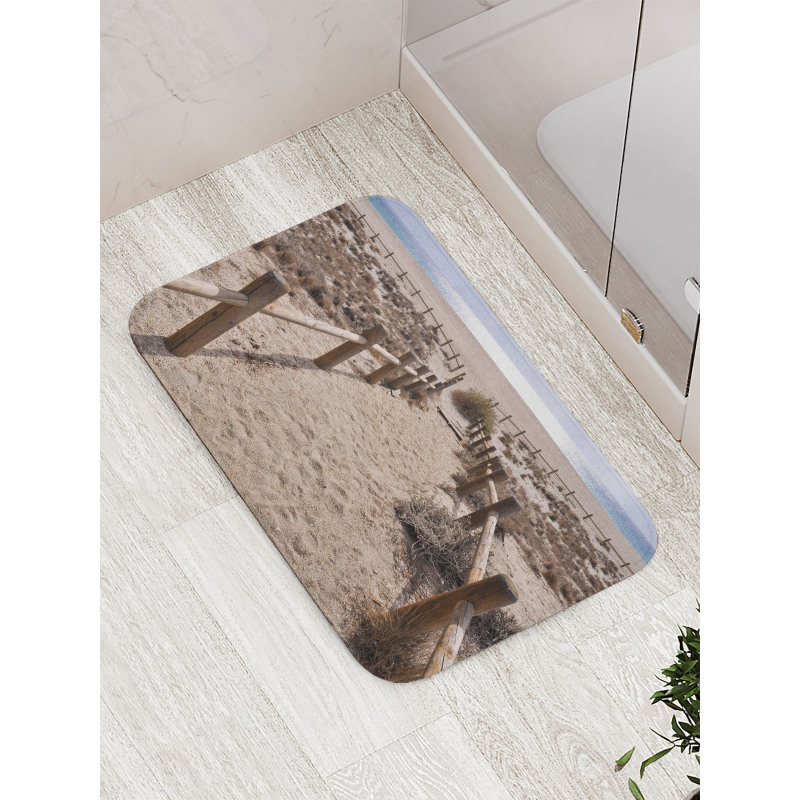 Coastal Holiday Ocean Bath Mat