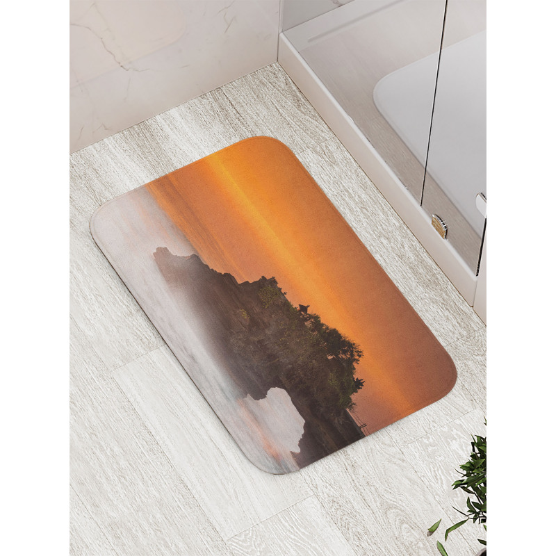 Exotic Sunset Bath Mat