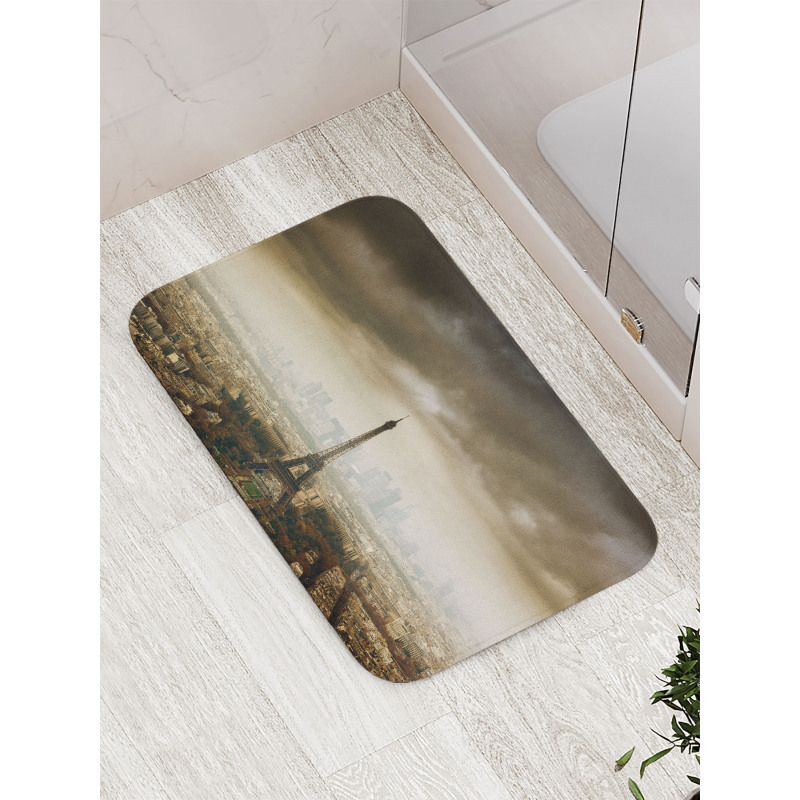 Paris Skyline City Bath Mat