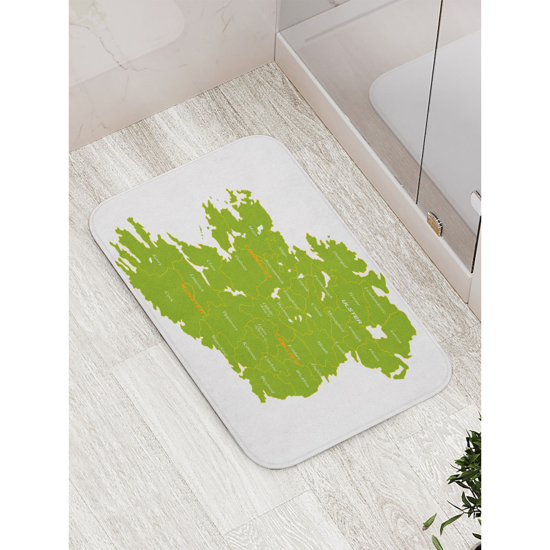 Informational Graphics Bath Mat