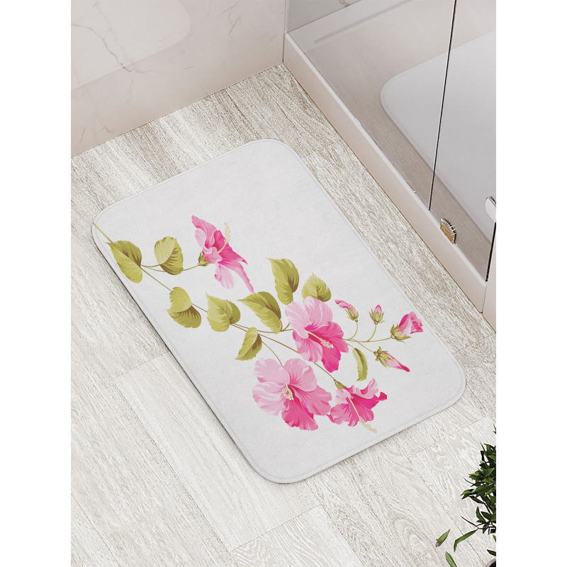 Wild Exotic Branches Bath Mat