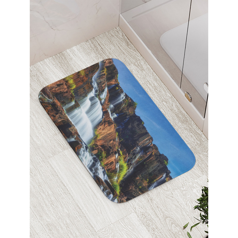 Pongour Waterfall Exotic Bath Mat