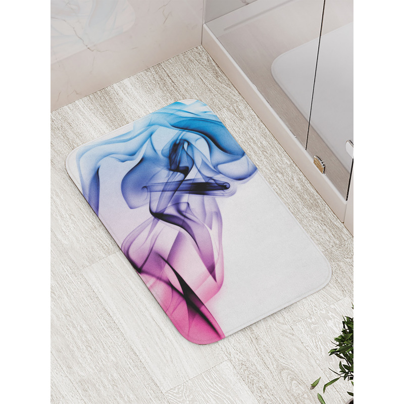 Colorful Smoke Flow Bath Mat