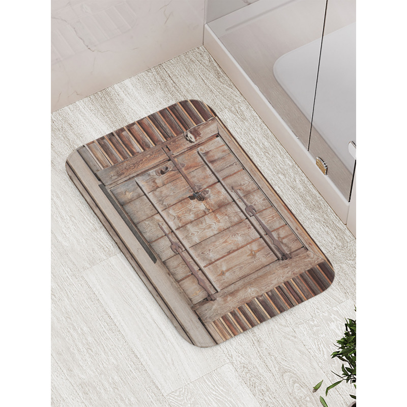 Timber Door Log House Bath Mat