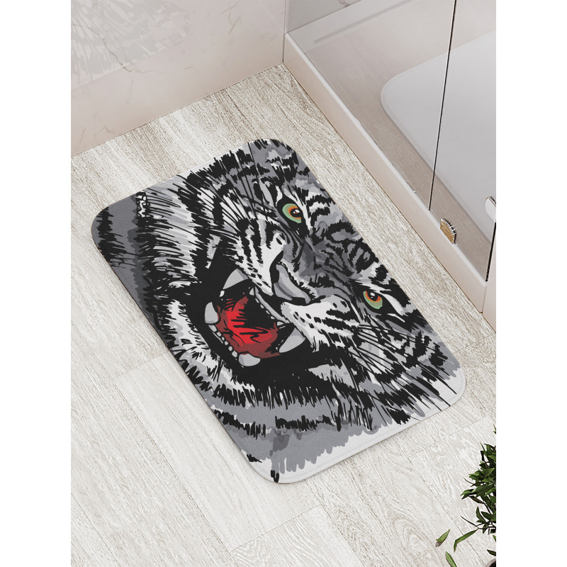 Tiger Roars Bath Mat