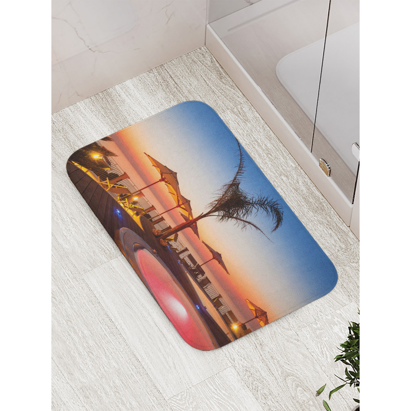 Ocean View at Sunset Bath Mat