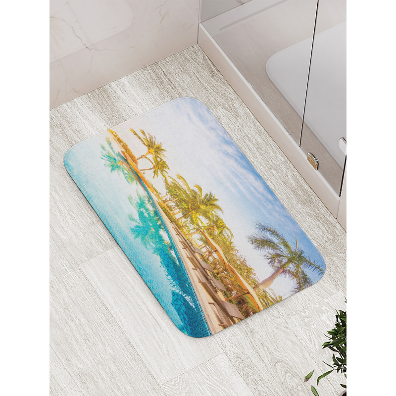 Resting Under Palms Bath Mat