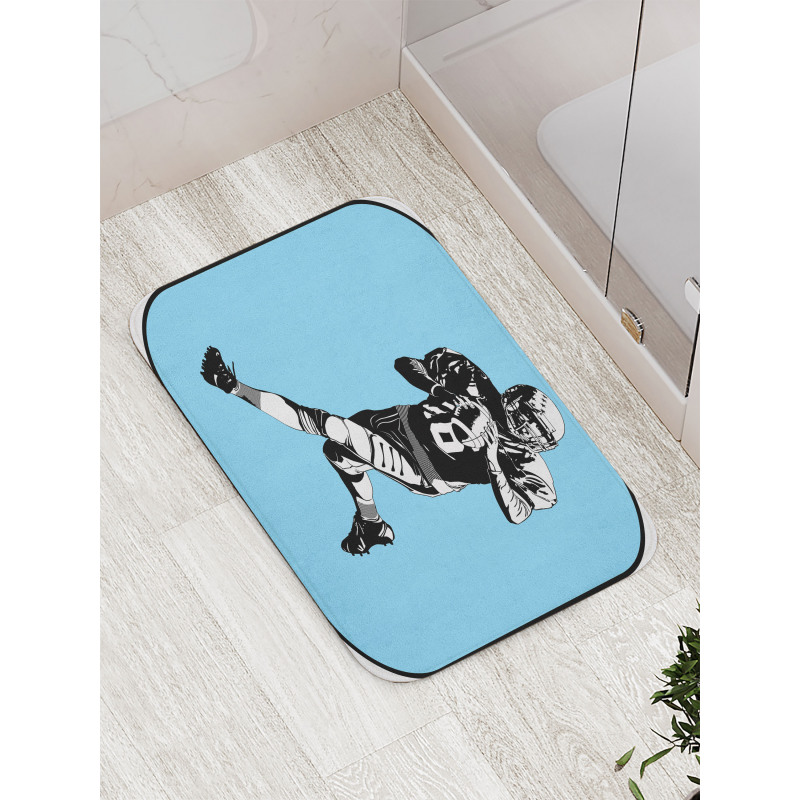 American Football Retro Bath Mat