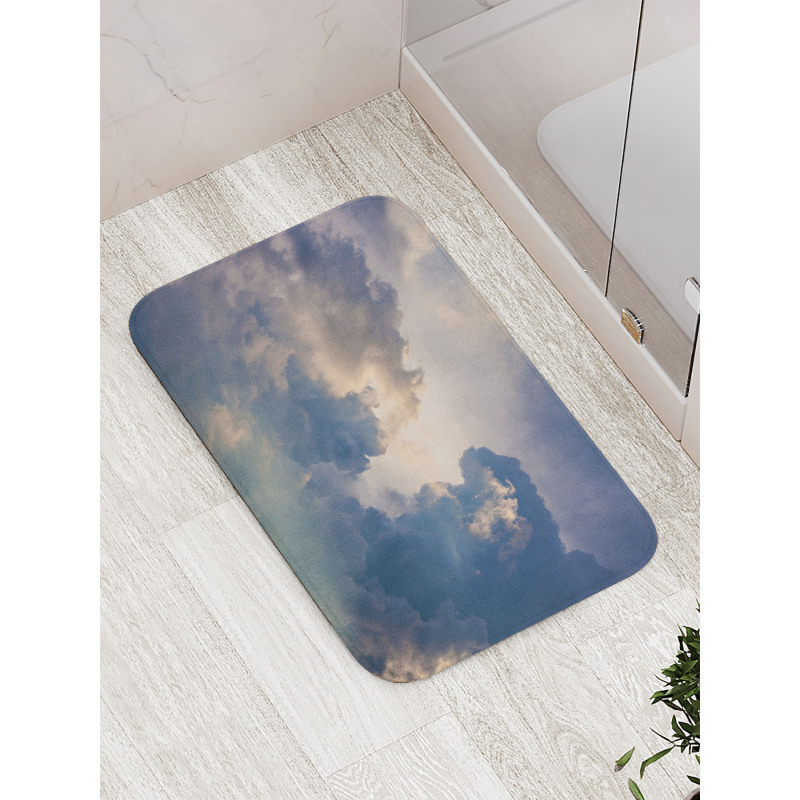 Rain Storm Clouds Sky Bath Mat