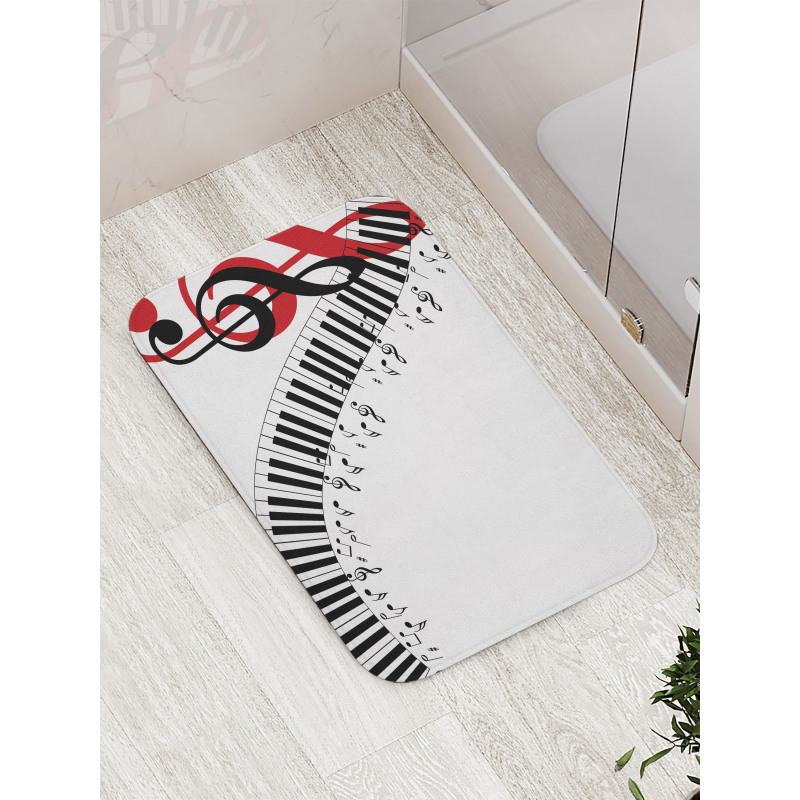 Abstract Theme Art Motifs Bath Mat