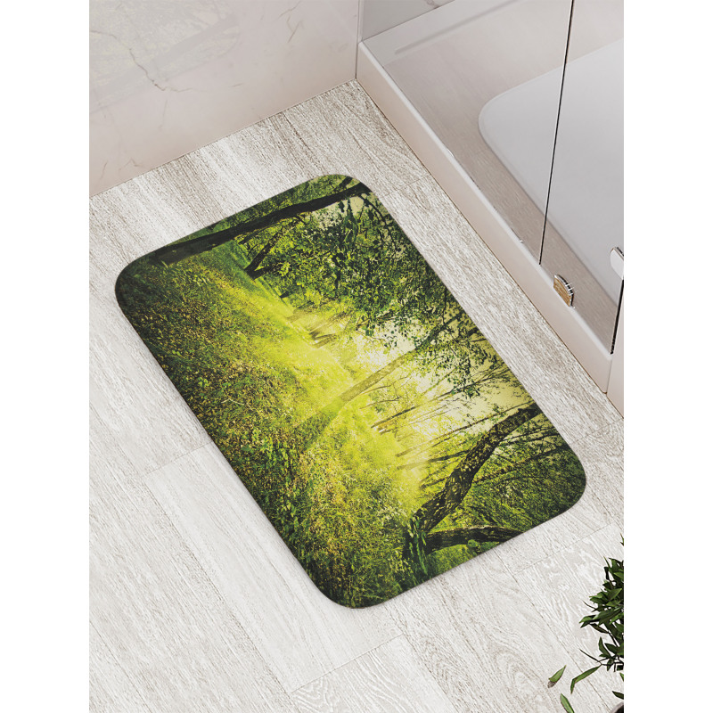 Scenic Morning in Nature Bath Mat