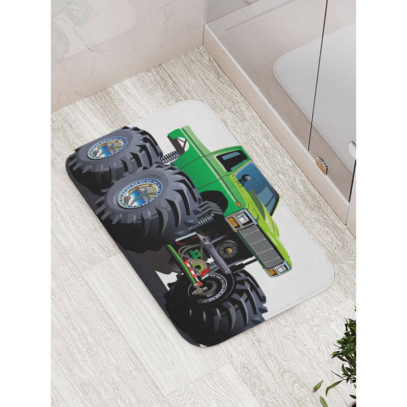 Monster Pickup Truck Bath Mat