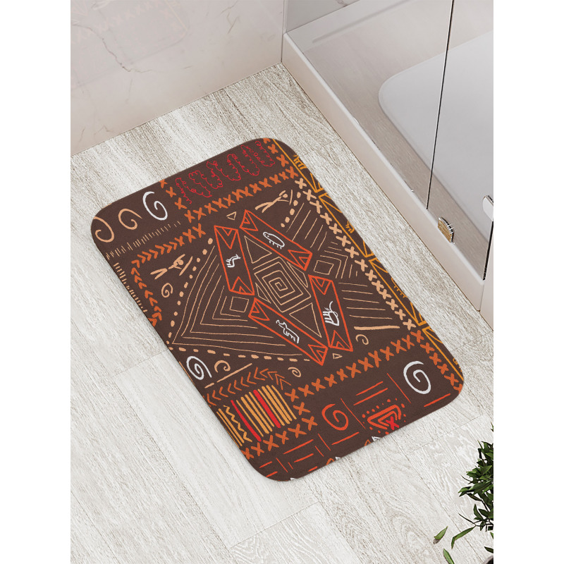 Aboriginal Cave Bath Mat