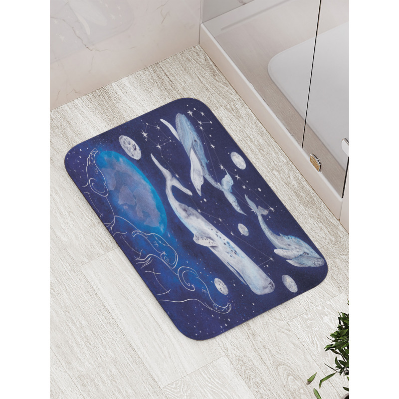 Space Universe Planet Bath Mat