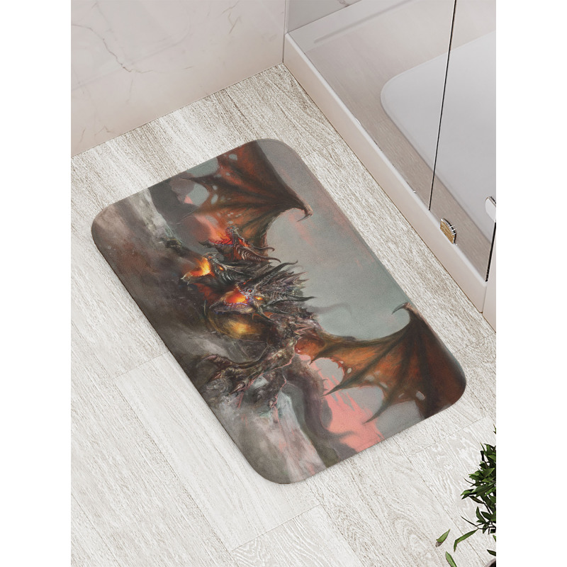 Dragon Monster Bath Mat