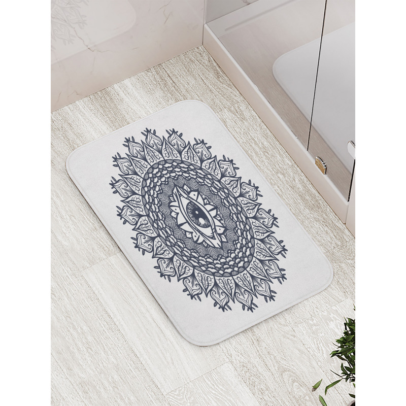 Vintage Tribal Mandala Bath Mat