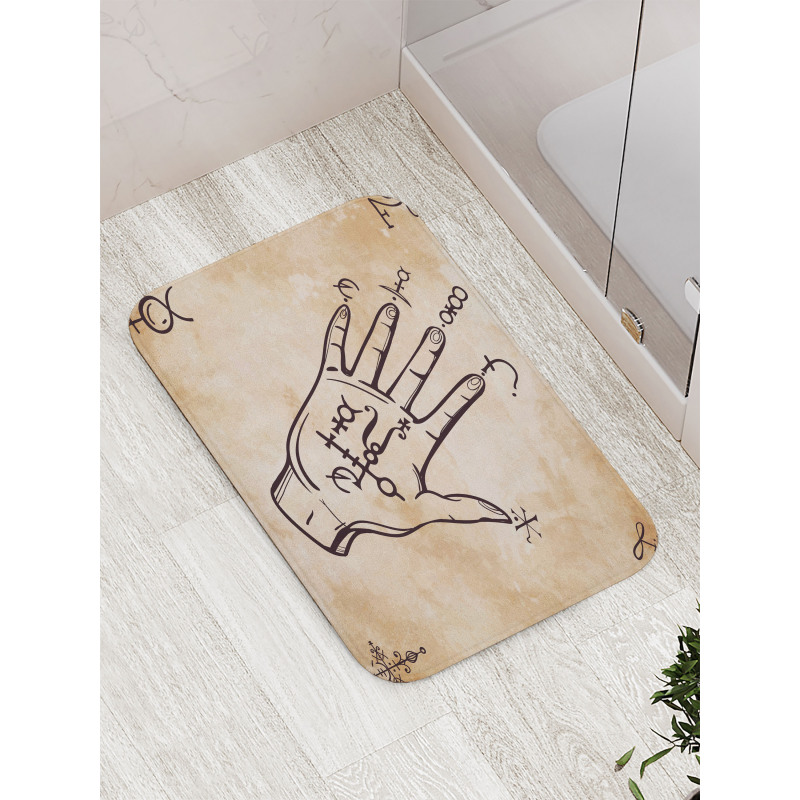 Retro Medieval Form Bath Mat