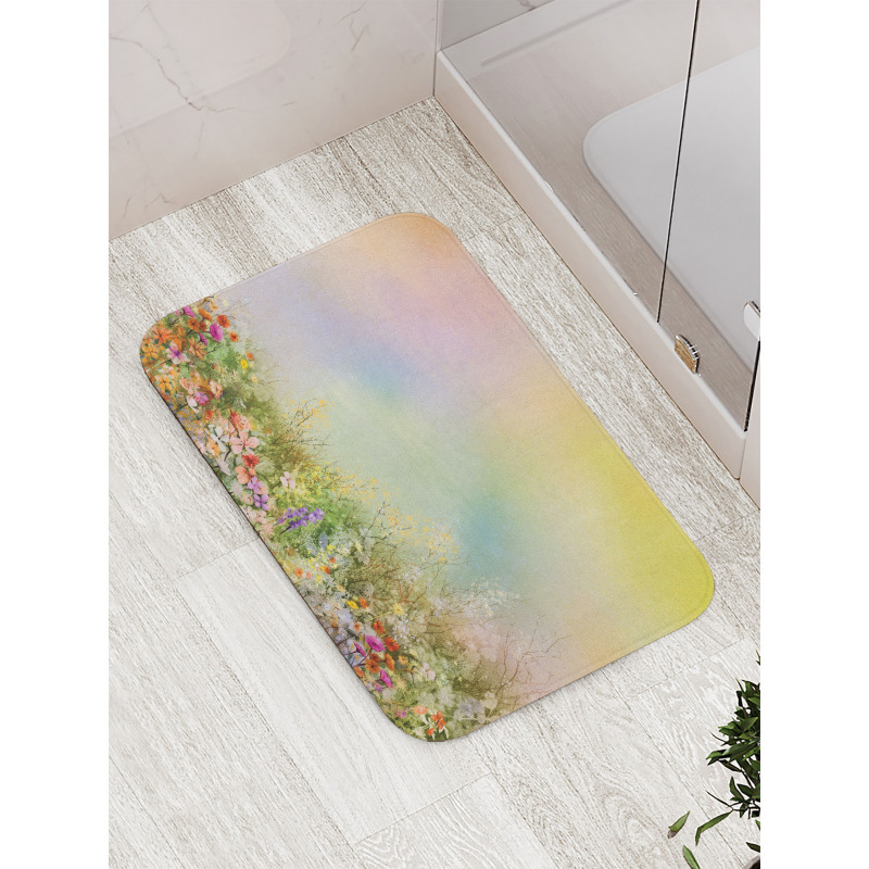 Spring Flower Nature Bath Mat