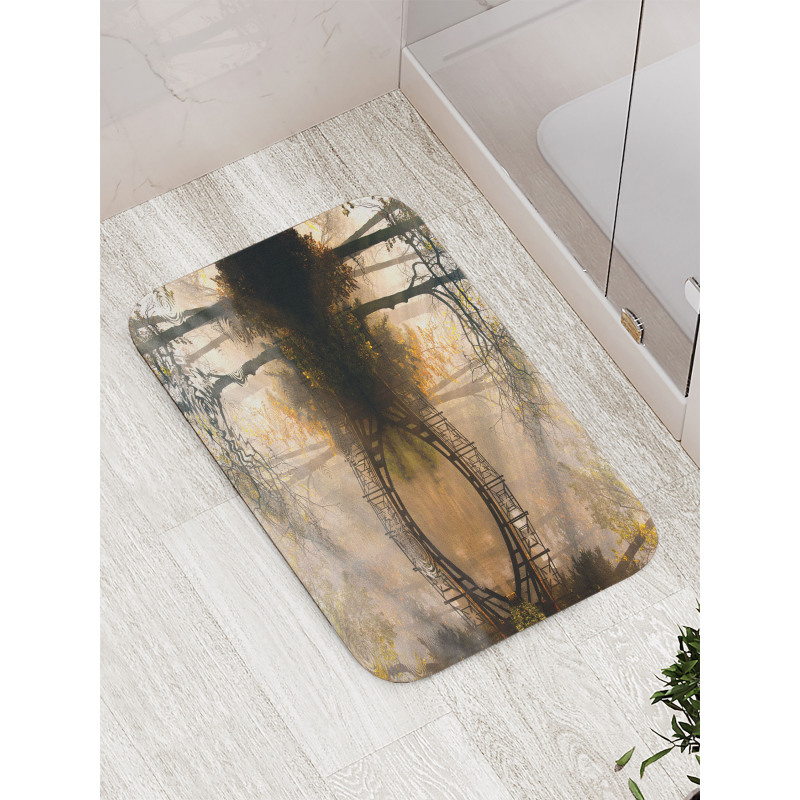 Bridge River Forest Bath Mat