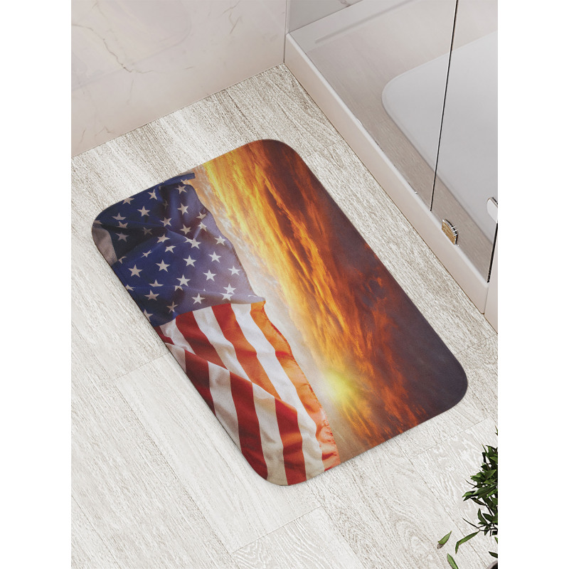 Sunset and Horizon Bath Mat